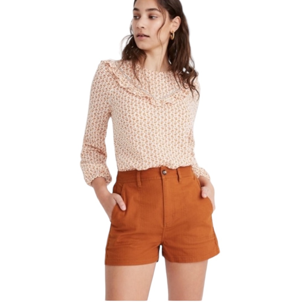 Madewell Camp Shorts in Thai Chili (K)